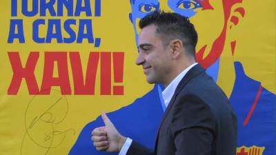 Xavi Hernández agradeció las muestras de cariño en su regreso al FC Barcelona.