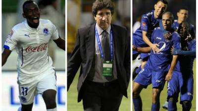 Alberth Elis, delantero de Olimpia; Héctor Vargas, DT de los albos, y el club Motagua fueron electos por periodistas que votaron en la encuesta “América y Europa le responden a El País” como lo mejor de 2015 en Honduras.