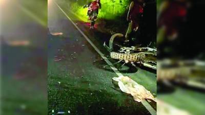 <b>El accidente fue la noche del jueves en Omoa, Cortés.</b>