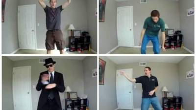 El video que sacude Internet, muestra al joven durante 100 días que cambia su ropa, su cabello y hasta algunos rasgos físicos e incluso parte de la 'escenografía'.