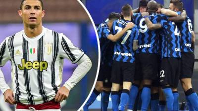 El Inter de Milán le ganó el derbi de Italia a la Juventus de Cristiano Ronaldo.