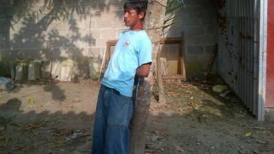 El presunto ladrón fue identificado como Elmer Antonio Tróchez Mejía.