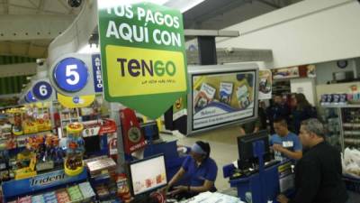 Las cajas de atención TENGO Honduras atiende dentro de supermercados, gasolineras, farmacias y otros negocios.