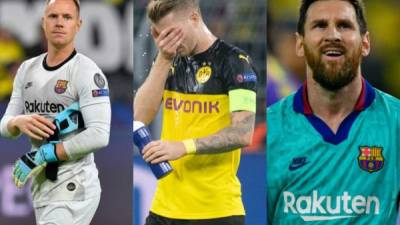 Un Barcelona sin brillo empató sin goles (0-0) en su visita al Borussia Dortmund en la primera jornada del grupo F de la Liga de Campeones. Ter Stegen fue la gran figura, Messi regresó a las canchas, hubo récord en el partido etc. Mira lás imágenes más curiosas. Fotos AFP.