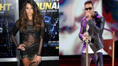 Génesis Rodríguez y Romeo Santos.