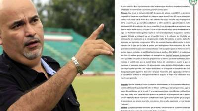 El Marathón quiere que el clásico capitalino Olimpia-Motagua se dispute antes de que los verdes se enfrenten a los blancos en la jornada 17.