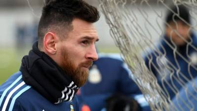 Messi se encuentra en Moscú con la selección de Argentina para jugar amistoso ante Rusia. Foto AFP