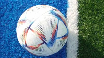 La imagen del polémico gol que el VAR concedió a Japón en el partido contra España en el Mundial de Qatar 2022.