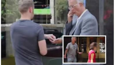 La finalidad es ver como las personas se dejan guiar por las apariencias. Si te vistes bien, te escuchan y te ayudan pero si andas mal, el apoyo casi nunca llega. Foto YouTube