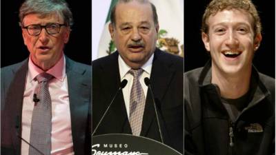 Ocho personas, empresarios y hombres todos ellos, acumulan la misma riqueza que la mitad más pobre de la población mundial, es decir 3.600 millones de personas, denunció Oxfam con motivo de la celebración esta semana del Foro Económico Mundial de Davos, que reúne a la elite política y empresarial. Estos son los 8 millonarios que concentran la riqueza mundial: