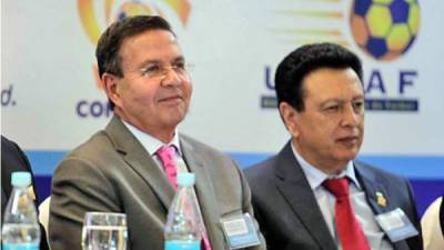 Los dirigentes del fútbol hondureño involucrados en el escándalo Fifagate, Rafael Leonardo Callejas y Alfredo Hawit.
