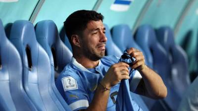 Luis Suárez rompió a llorar tras la eliminación de Uruguay en el Mundial de Qatar 2022.