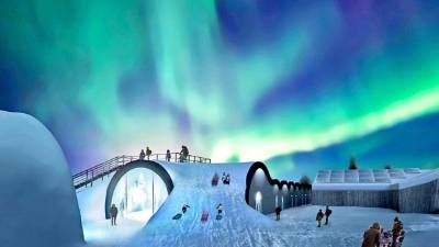 Así lucira el uevo Ice Hotel que será construido en Jukkasjärvi.