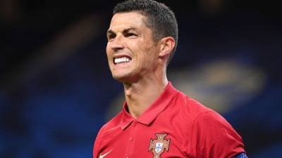 Cristiano Ronaldo dio positivo por coronavirus en la concentración de Portugal. Foto AFP