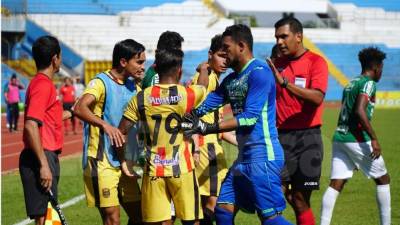 El Real España tiene una ventaja de 3-0 sobre el Marathón.