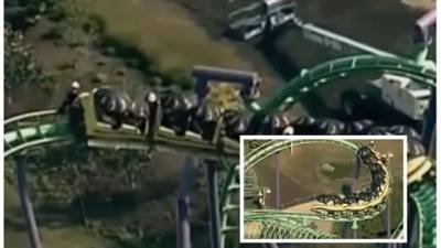 El suceso se registró en el parque de atracciones Six Flags en el estado de Maryland, Estados Unidos. Foto YouTube
