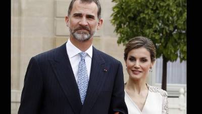 Felipe IV y Letizia, reyes de España.