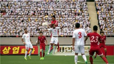 Corea del Sur empató sin goles contra Uzbekistán. Foto AFP