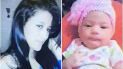 Joselyn Harlen Hernández Durón y su pequeña Alexandra.