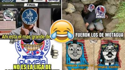 Los divertidos memes que dejó la goleada que le propinó Motagua a Olimpia en la jornada 13 del Torneo Clausura 2020.