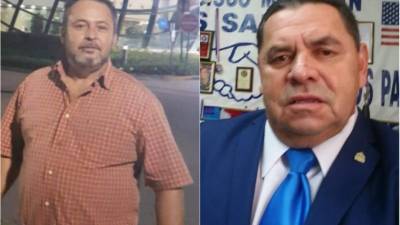 Orlando López, hondureño residente en Miami con TPS. Francisco Portillo, miembro de la Organización de Hondureños en Miami.