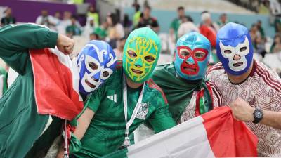 Cientos de aficionados mexicanos se hicieron presentes en el estadio Lusail de Doha para alentar a su selección en el partido contra Arabia Saudita por la última jornada del Grupo C del Mundial de Qatar 2022.