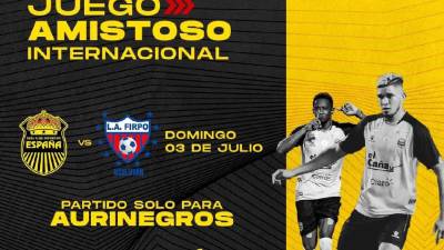 Real España tendrá un amistoso internacional contra equipo de la primera división de El Salvador