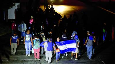 <b>La primera caravana de migrantes del 2025. Foto: Yoseph Amaya.</b>