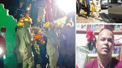 El cuerpo de Víctor Santamaría fue recuperado el sábado, sus parientes llegaron a reclamarlo.