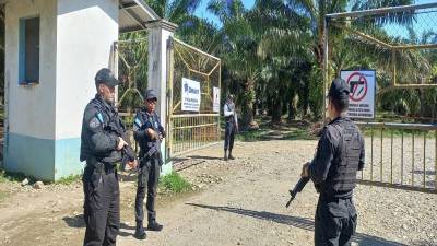 <b>Ante amenazas de nuevas invasiones, la Policía resguarda las plantas procesadoras.</b>