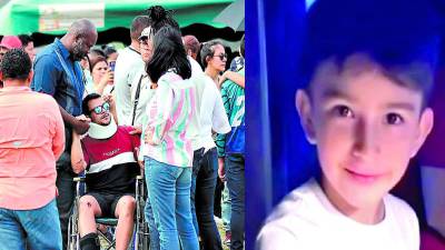 Al sepelio llegaron familiares del pequeño Josué Jahir.