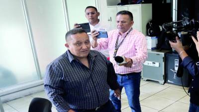 <b>Marco Artica al ingresar al Juzgado de Corrupción.</b>