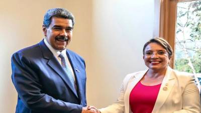 Nicolas Maduro y Xiomara Castro.