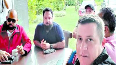 <b>Esta fotografía fue revelada un día después del almuerzo en el lago de Yojoa.</b>