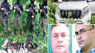 Los delincuentes dejaron abandonadas armas y la camioneta blindada. Los hermanos Carlos Fernando y Miguel Ángel Urbina Soto son buscados para extraditarlos.