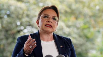 Xiomara Castro, presidenta de Honduras, en una fotografía de archivo.