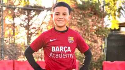 Xavi Hernández un jugador de La Masia que cuenta con nacionalidad hondureña.