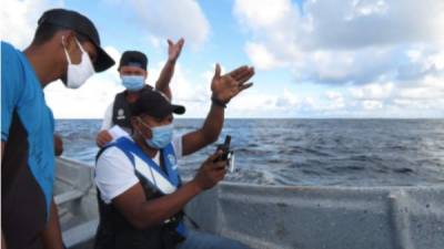 Los pescadores aprendieron a utilizar el GPS para marcar puntos de interés para su actividad laboral.