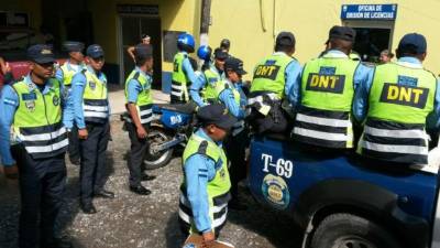 Todos los agentes de Tránsito de la jefatura departamental de La Ceiba, Atlántida, fueron sustituidos.