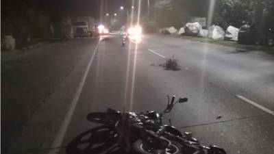 El accidente se produjo en la colonia Las Pilas de Choloma, Cortés.