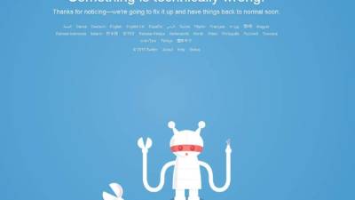 En la página de Twitter se podía leer: 'Something is technically wrong' (Algo salió mal, técnicamente).