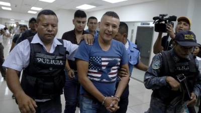 Hugo Nahún Pinto y Aaron Steven Rodríguez estuvieron en audiencia ayer en el juzgado de jurisdicción nacional.