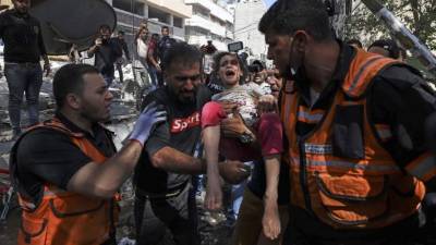 El cruce de Rafah es la única conexión terrestre de la Franja de Gaza con el mundo que no está controlada por Israel. (Photo by MAHMUD HAMS / AFP)