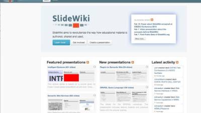 SlideWiki apuesta por ser una útil herramienta educativa.