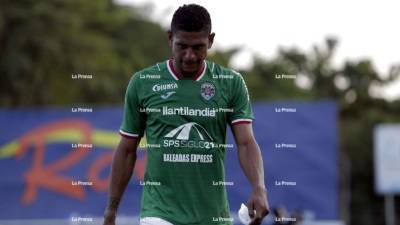 Carlo Costly debutó con el Marathón contra su ex equipo Olimpia. Foto Melvin Cubas