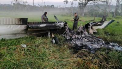 Las Fuerzas Armadas de Honduras (FFAA) detectaron la avioneta antes de estrellarse.