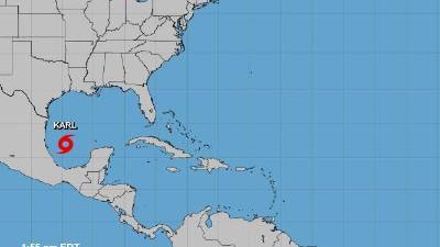 El pronóstico es que el sistema inicie un movimiento más rápido hacia el sur el jueves en la mañana.