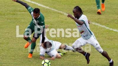 Carlos Discua, uno de los fichajes del Marathón, en el amistoso contra el Platense. Foto Neptalí Romero