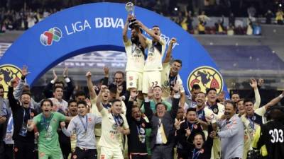 El América se coronó campeón del Torneo Apertura 2018 de la Liga MX. Foto AFP