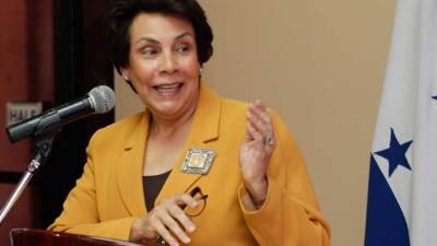 Mireya Agüero, ministra de Relaciones Exteriores de Honduras.